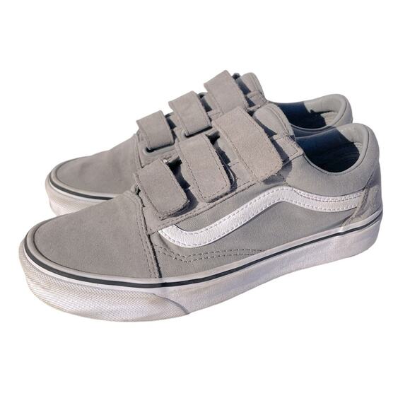 Vans Old Skool V Suede Canvas Drizzle Grey Size 6.5 Men’s - Picture 3 of 12